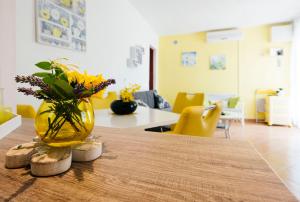 Posezení v ubytování Casa Nela