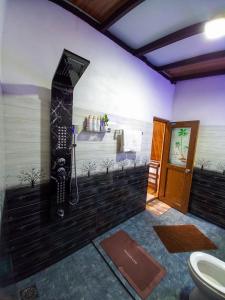 Kuchyň nebo kuchyňský kout v ubytování White Moon Cabin & Cottage