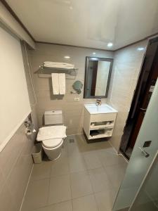 Koupelna v ubytování Hub Hotel Kaohsiung Cisian Branch