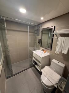 Koupelna v ubytování Hub Hotel Kaohsiung Cisian Branch