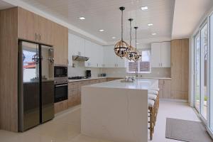 Kuchyň nebo kuchyňský kout v ubytování Palenque Beachfront Mini Resort