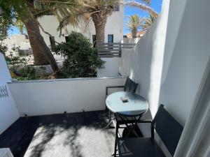 Uma varanda ou terraço em Cristi Rooms