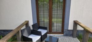 Balkón nebo terasa v ubytování apartmány Špacír