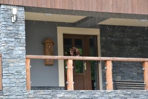 Balkón nebo terasa v ubytování apartmány Špacír