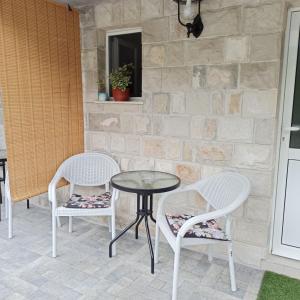 Patio nebo venkovní prostory v ubytování Apartman Tristan