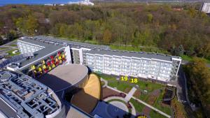 Budynek, w którym mieści się apartament