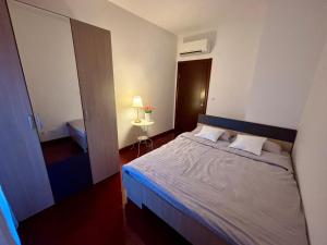 a bedroom with a large bed in a room at Mia Bella in Bar