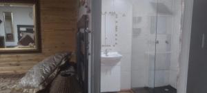 Koupelna v ubytování Ivy Inn