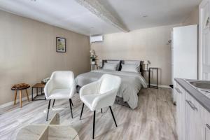 Η κουζίνα ή μικρή κουζίνα στο Studio N1 Draguignan Centre