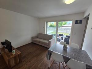 A seating area at Apartment Bruneck Central