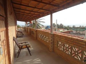 A patio or other outdoor area at Pousada Sol e Mar
