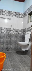 a bathroom with a sink and a toilet at Sky View Resort in Yercaud +34 photos