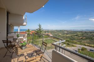 Balkón nebo terasa v ubytování BellaVista B&B