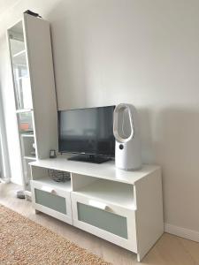 Μια τηλεόραση ή/και κέντρο ψυχαγωγίας στο Apartamentai Vanagupės banga