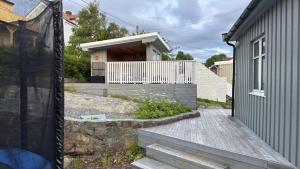 a view of a house from the outside of a house at KSU Topleiligheten in Kristiansund