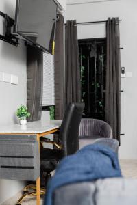 Istumisnurk majutusasutuses Dana's Perch - Modern Studio Apartment 1