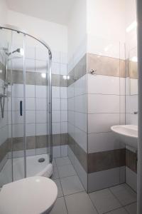 Baðherbergi á Hotel Metropol CB