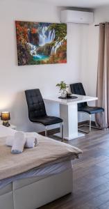 Posezení v ubytování Guest House Mačić