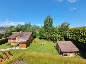 Κήπος έξω από το domek Drewniany na wiejskiej