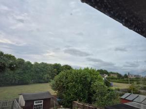 a view of a field from the roof of a house at 2 double bedroom house 20mins walk to Durham city centre in Gilesgate