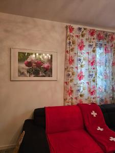 Postel nebo postele na pokoji v ubytování Camera in Altomalcantone
