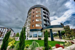 Budova, kde se aparthotel nachází