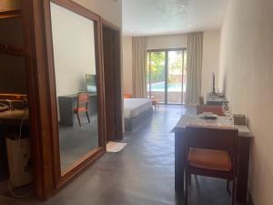 Istumisnurk majutusasutuses Palm View Villa