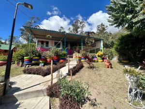 Zahrada ubytování Hospedaje Campestre Las Palmas 101