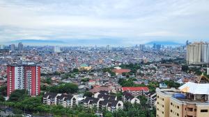 Nespecifikovaný výhled na destinaci Jakarta nebo výhled na město při pohledu z apartmánu