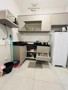 Kuchyň nebo kuchyňský kout v ubytování Residencial Yama