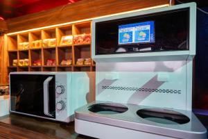 Kuchyň nebo kuchyňský kout v ubytování Haeundae Dongbeck Hotel