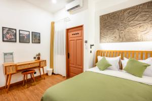 Katil atau katil-katil dalam bilik di Huma Yogyakarta Hostel