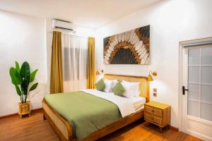 Katil atau katil-katil dalam bilik di Huma Yogyakarta Hostel