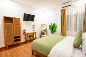 Katil atau katil-katil dalam bilik di Huma Yogyakarta Hostel