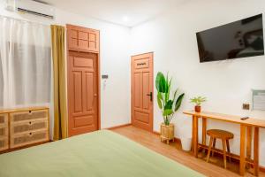 Katil atau katil-katil dalam bilik di Huma Yogyakarta Hostel