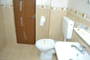 Koupelna v ubytování Hotel Corsar