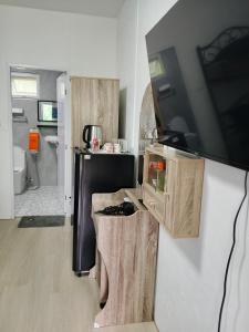 Kuchyň nebo kuchyňský kout v ubytování บ้านแม่โฮมสเตย์