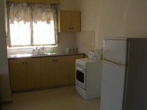 Kuchyň nebo kuchyňský kout v ubytování Marios Apartments