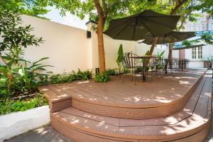 Zahrada ubytování The Sim Hotel Vung Tau