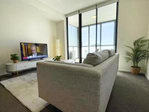 Χώρος καθιστικού στο Sea & City View 2BR AT Hurstville