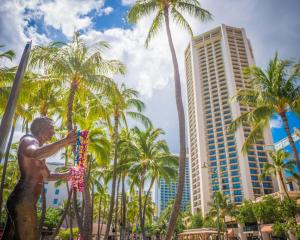 Zahrada ubytování Hyatt Regency Waikiki Beach Resort & Spa