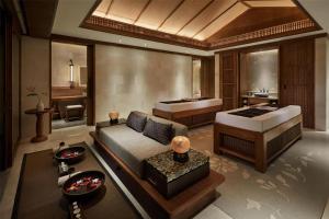 Hyatt Regency Bali客房内的一张或多张床位