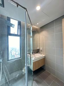 Koupelna v ubytování Căn hộ dịch vụ 3 phòng ngủ The Zei Lê Đức Thọ - Mỹ Đình