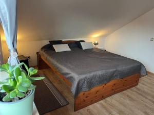 Postel nebo postele na pokoji v ubytování Ferienwohnung Stark - Heidenrod