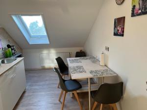 Kuchyň nebo kuchyňský kout v ubytování Ferienwohnung Stark - Heidenrod