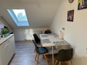 Kuchyň nebo kuchyňský kout v ubytování Ferienwohnung Stark - Heidenrod