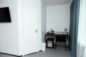Eldhús eða eldhúskrókur á Inger Hotell