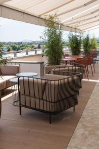 Balkón nebo terasa v ubytování Best Western Hotel Biri