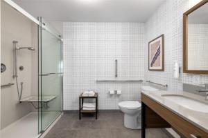Koupelna v ubytování Hampton Inn & Suites Moline-Quad City Int'l Aprt
