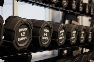 Fitness centrum a/nebo fitness zařízení v ubytování Hilton Cardiff